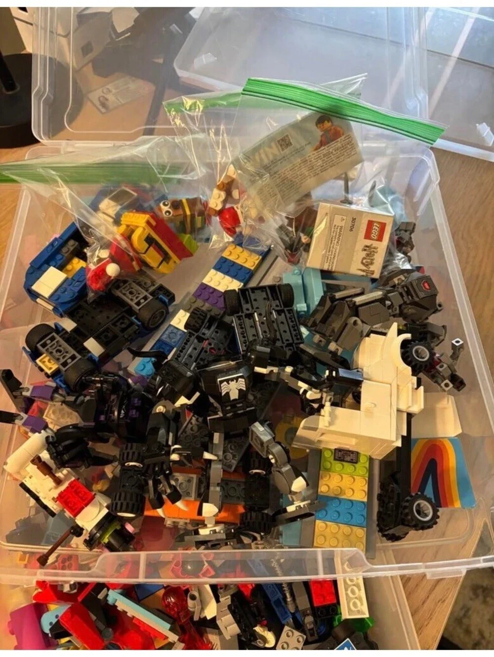 Large Mixed LEGO & Building Brick Lot, Loose Bricks Parts